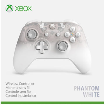 Xbox One Wireless Controller - Phantom White Special Edition [Xbox One Accessory] Xbox One Accessories Microsoft   