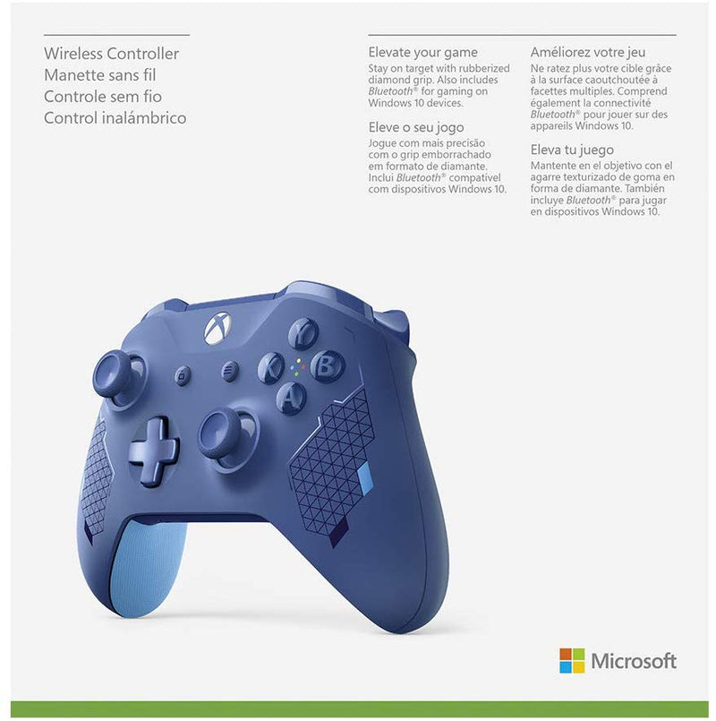 Xbox One Wireless Controller - Sport Blue Special Edition [Xbox One Accessory] Xbox One Accessories Microsoft   