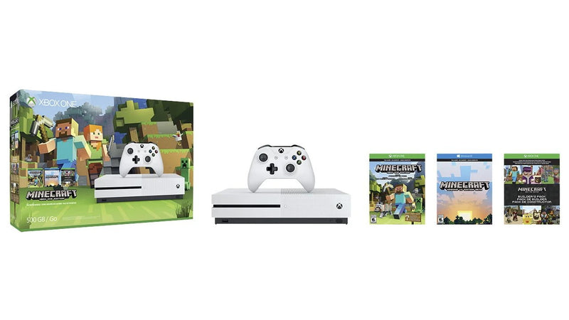 Microsoft Xbox One S Console - Minecraft Favorites Bundle - 500GB [Xbox One System] Xbox Systems Microsoft   