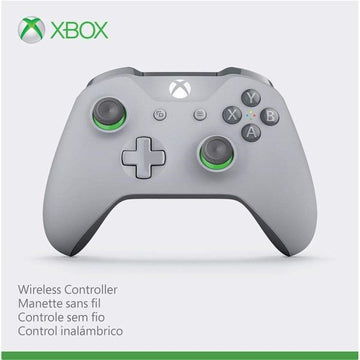 Xbox One Wireless Controller - Grey/Green [Xbox One Accessory] Xbox One Accessories Microsoft   