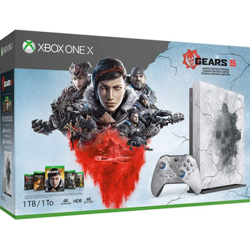 Microsoft Xbox One X Console - Gears 5 Limited Edition Bundle - 1TB [Xbox One System] Xbox Systems Microsoft   