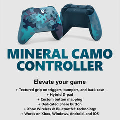 Xbox Wireless Controller - Mineral Camo [Xbox Series X/S + Xbox One Accessory] Xbox One Accessories Microsoft   