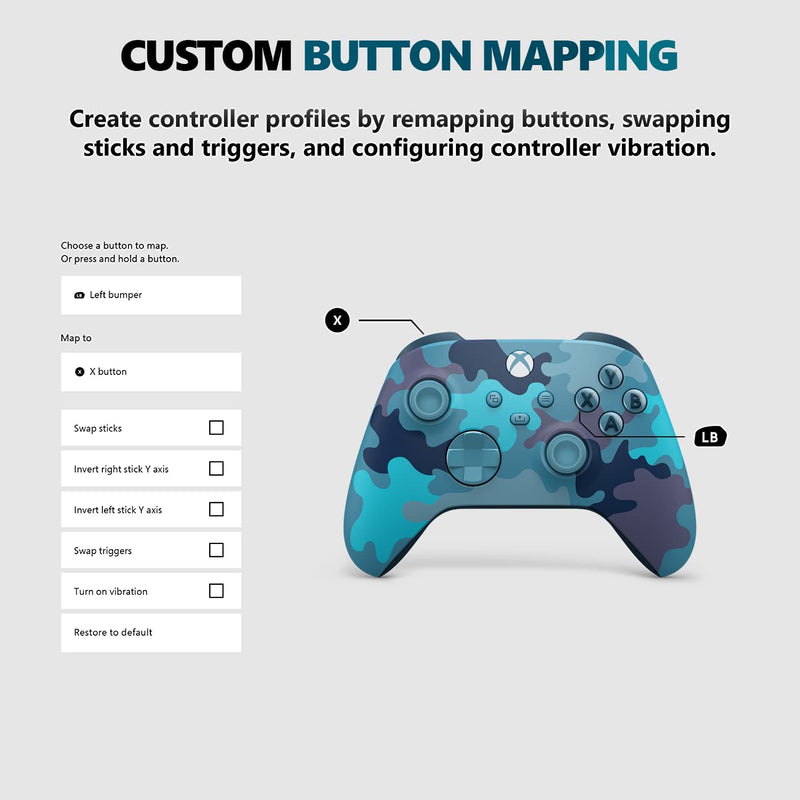 Xbox Wireless Controller - Mineral Camo [Xbox Series X/S + Xbox One Accessory] Xbox One Accessories Microsoft   