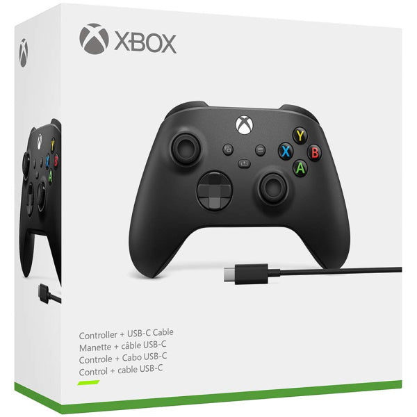 Xbox Wireless Controller + USB-C Cable [Xbox Series X/S + Xbox One Accessory] Xbox One Accessories Microsoft   