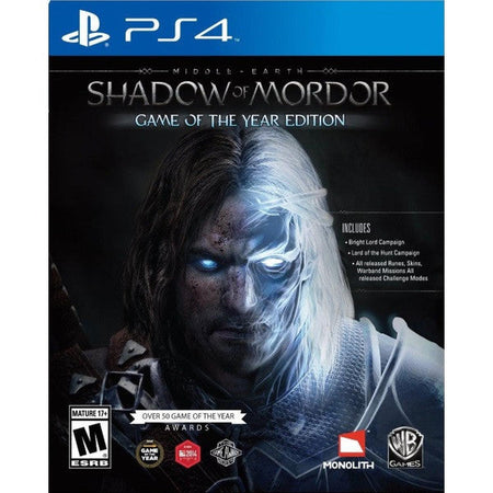 Middle-earth: Shadow of Mordor - Game of the Year Edition [PlayStation 4] PlayStation 4 Video Game Warner Bros.   