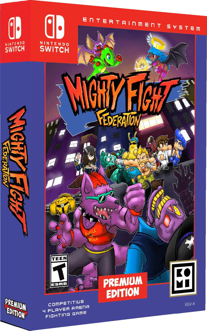 Mighty Fight Federation - Retro Edition - Premium Edition Games #6 [Nintendo Switch] Nintendo Switch Video Game Premium Edition Games   