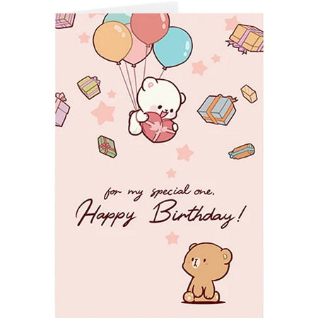 Milk Mocha Bear: Milk's Surprise Birthday Card House & Home Milk Mocha Bear