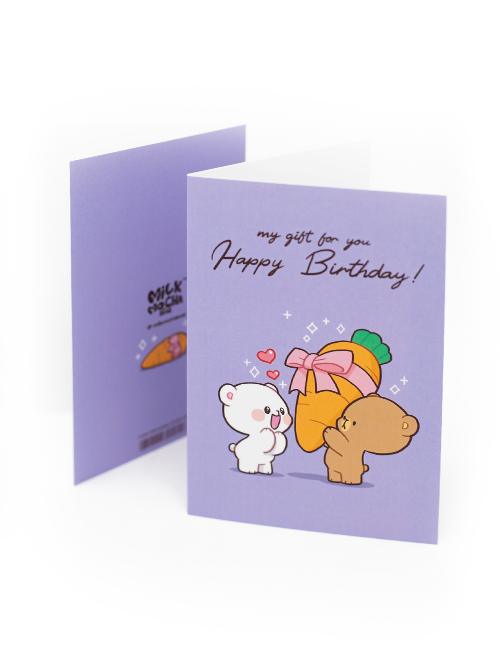 milkmochabear: My Gift for You Birthday Card House & Home milkmochabear   