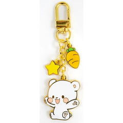 Milk Mocha Bear: Milk Enamel Keychain House & Home Milk Mocha Bear