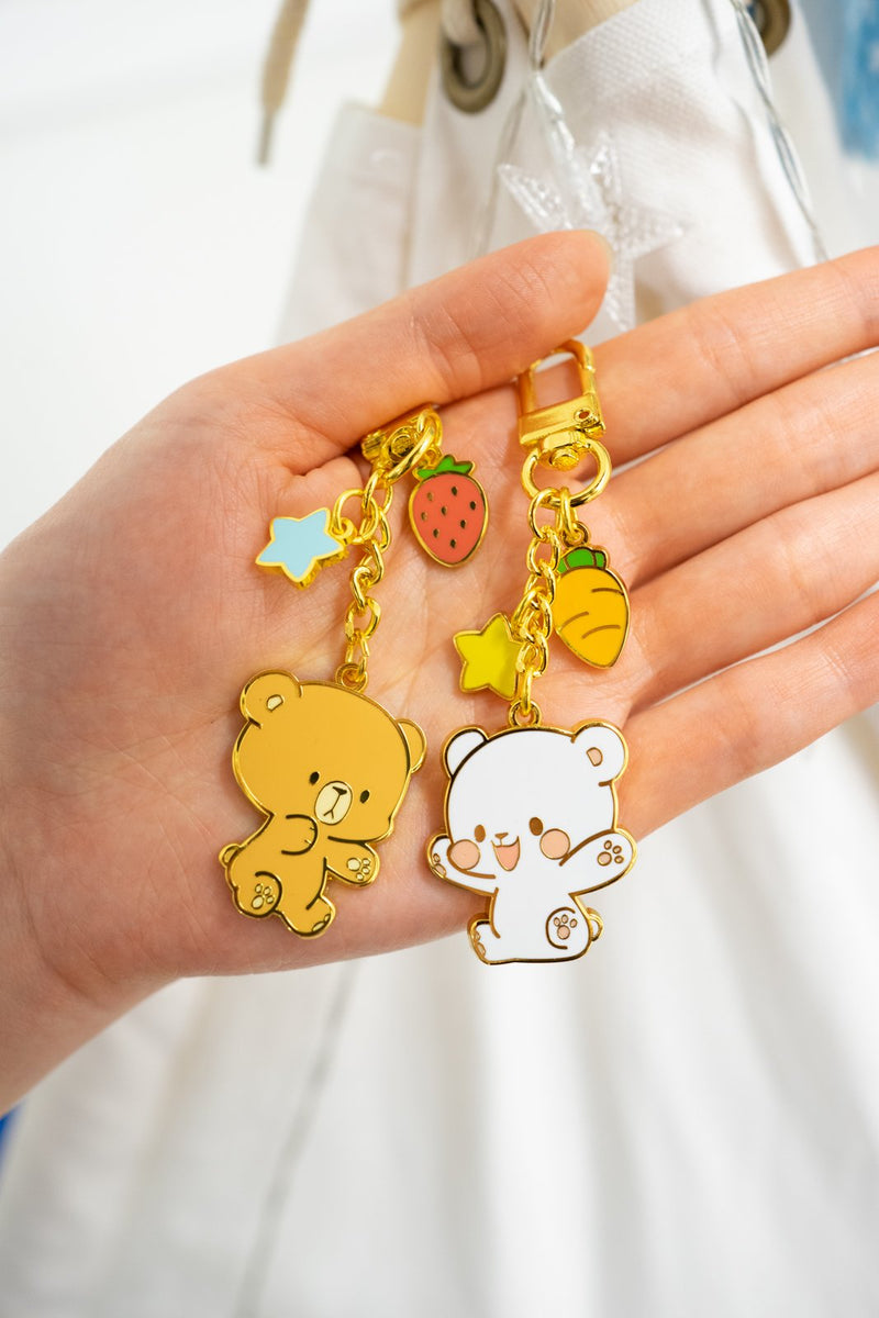 milkmochabear: Mocha Enamel Keychain House & Home milkmochabear   