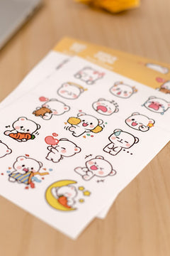 Milk Mocha Bear: Milk 1st Edition Sticker Pack House & Home Milk Mocha Bear