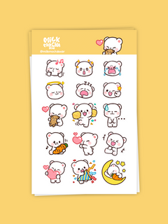 Milk Mocha Bear: Milk 1st Edition Sticker Pack House & Home Milk Mocha Bear