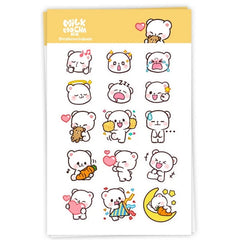 Milk Mocha Bear: Milk 1st Edition Sticker Pack House & Home Milk Mocha Bear