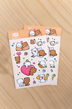 Milk Mocha Bear: Milk & Mocha 1st Edition Sticker Pack House & Home Milk Mocha Bear