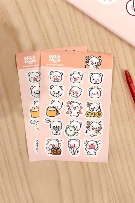 milkmochabear: Milk's Dailies Sticker Pack House & Home milkmochabear   