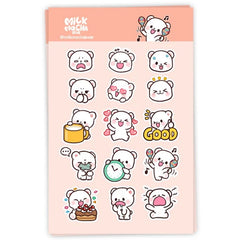 Milk Mocha Bear: Milk's Dailies Sticker Pack House & Home Milk Mocha Bear