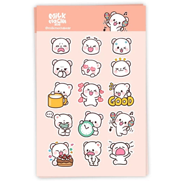 Milk Mocha Bear: Milk's Dailies Sticker Pack House & Home Milk Mocha Bear