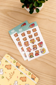 Milk Mocha Bear: Mocha 1st Edition Sticker Pack House & Home Milk Mocha Bear