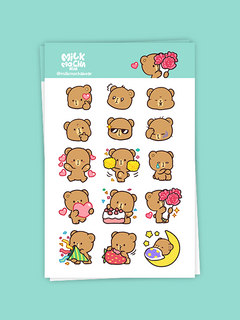 Milk Mocha Bear: Mocha 1st Edition Sticker Pack House & Home Milk Mocha Bear