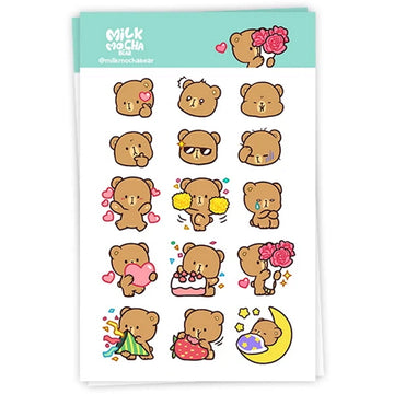 Milk Mocha Bear: Mocha 1st Edition Sticker Pack House & Home Milk Mocha Bear