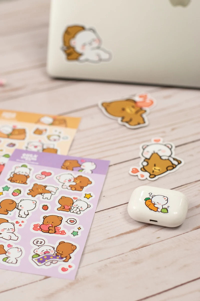 milkmochabear: Sky Tea Transparent Vinyl Sticker House & Home milkmochabear   