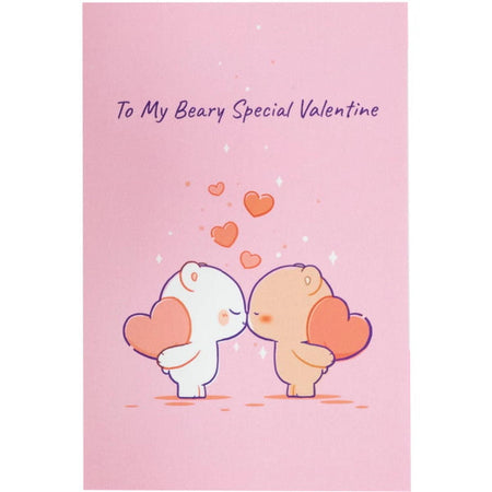 Milk Mocha Bear: Valentine's Day Card - Beary Special House & Home Milk Mocha Bear