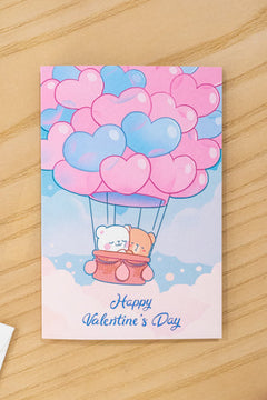 Milk Mocha Bear: Valentine's Day Card - Clouds House & Home Milk Mocha Bear