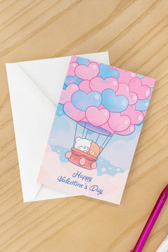 Milk Mocha Bear: Valentine's Day Card - Clouds House & Home Milk Mocha Bear