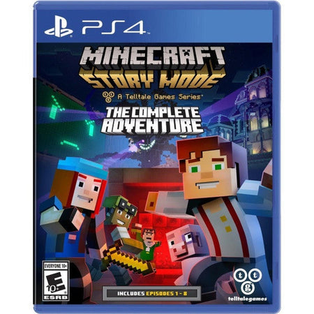 Minecraft: Story Mode - A Telltale Games Series - The Complete Adventure [PlayStation 4] PlayStation 4 Video Game Mojang Studios   