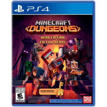 Minecraft Dungeons: Hero Edition [PlayStation 4] PlayStation 4 Video Game Mojang Studios   