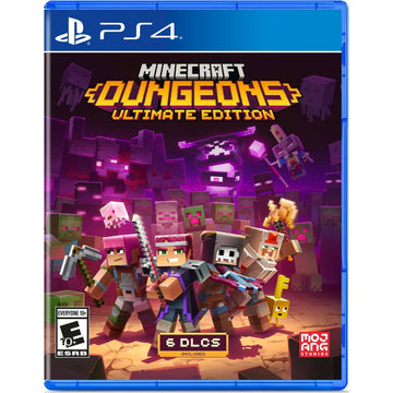 Minecraft Dungeons: Ultimate Edition [PlayStation 4] PlayStation 4 Video Game Mojang Studios   