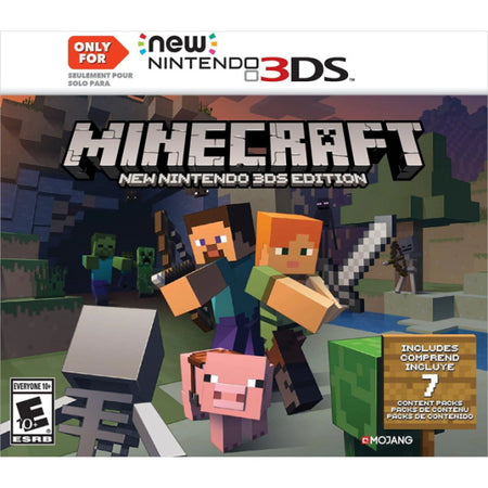 Minecraft: NEW Nintendo 3DS Edition [NEW Nintendo 3DS] Nintendo 3DS Video Game Mojang   