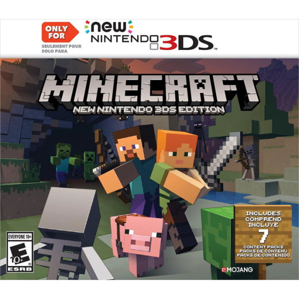 Minecraft: NEW Nintendo 3DS Edition [NEW Nintendo 3DS] Nintendo 3DS Video Game Mojang Studios   