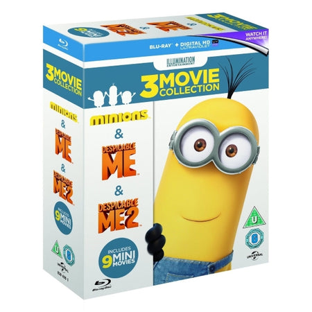 Minions and Despicable Me 1 & 2 Collection [Blu-Ray Box Set] DVDs & Blu-Rays Universal Pictures   