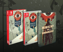 Ministry of Broadcast: SteelBook Edition [Nintendo Switch] Nintendo Switch Video Game PM Studios   