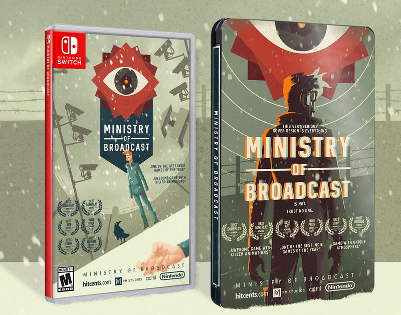 Ministry of Broadcast: SteelBook Edition [Nintendo Switch] Nintendo Switch Video Game PM Studios   