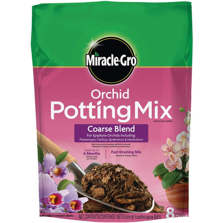 Miracle-Gro Orchid Potting Mix Coarse Blend -  8 Qt. [House & Home] House & Home Miracle-Gro   