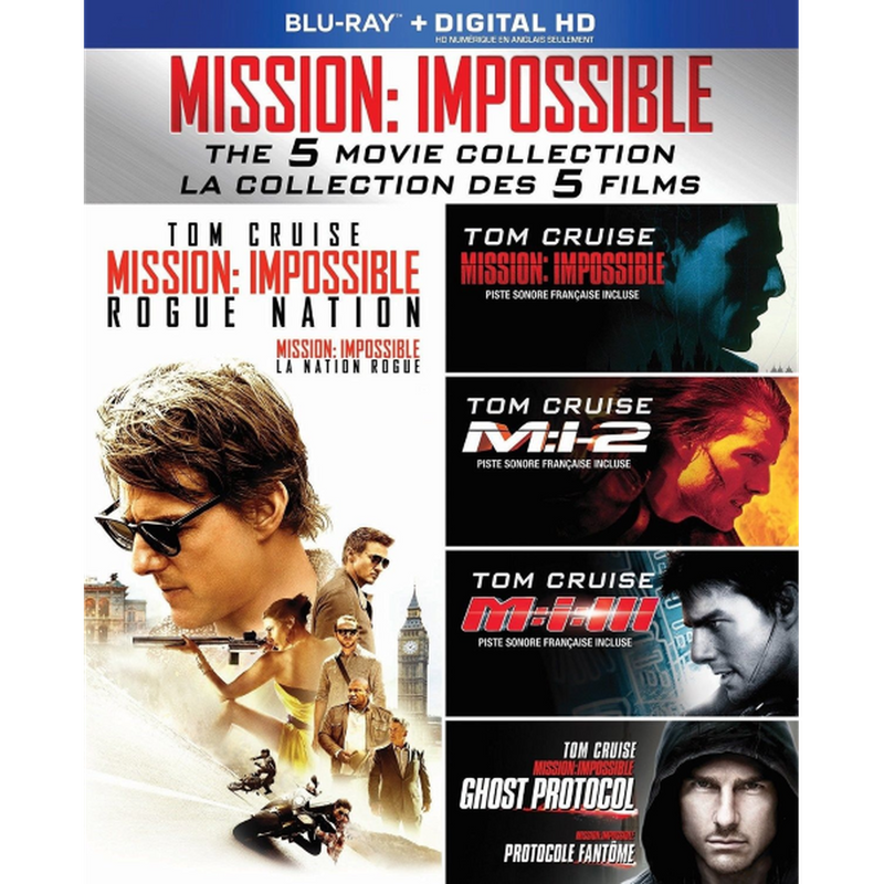 Mission: Impossible - The 5 Movie Collection [Blu-Ray Box Set] DVDs & Blu-Rays Paramount Pictures   