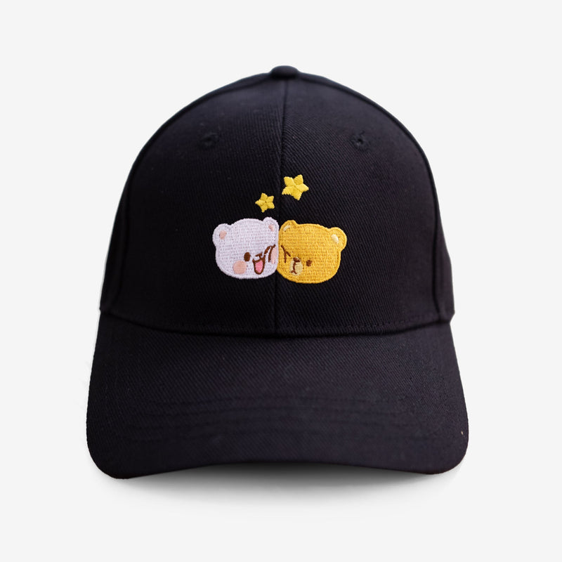 milkmochabear: Black Star Cap Hats Milkmochabear   