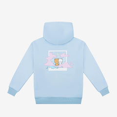 milkmochabear: Blue Clouds Snapshot Hoodie Hoodies Milkmochabear   