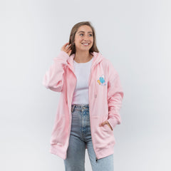 milkmochabear: Pink Clouds Snapshot Hoodie Hoodies Milkmochabear   