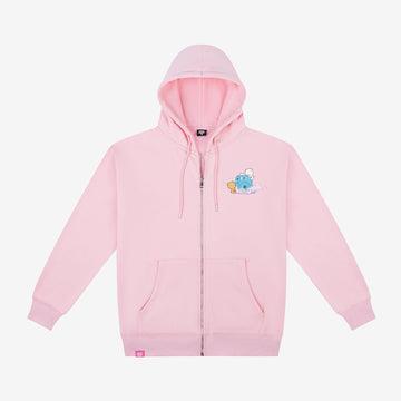 milkmochabear: Pink Clouds Snapshot Hoodie Hoodies Milkmochabear XS  