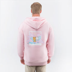 milkmochabear: Pink Clouds Snapshot Hoodie Hoodies Milkmochabear   