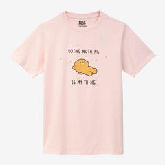 milkmochabear: Doing Nothing T-Shirt T-Shirts Milkmochabear Pink XS 