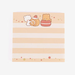 milkmochabear: Fluffy Delights Sticky Notes (2-Pack) Notebooks & Notepads Milkmochabear   