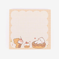 milkmochabear: Fluffy Delights Sticky Notes (2-Pack) Notebooks & Notepads Milkmochabear   