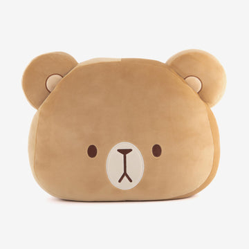 milkmochabear: Mocha Head Cushion Home Decor Milkmochabear   