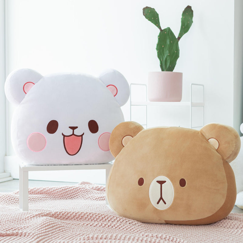 milkmochabear: Mocha Head Cushion Home Decor Milkmochabear   