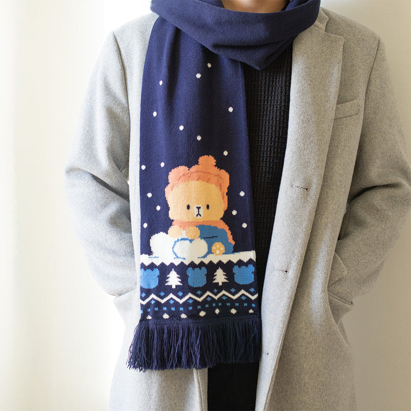 milkmochabear: Mocha Winter Scarf Scarf Milkmochabear   