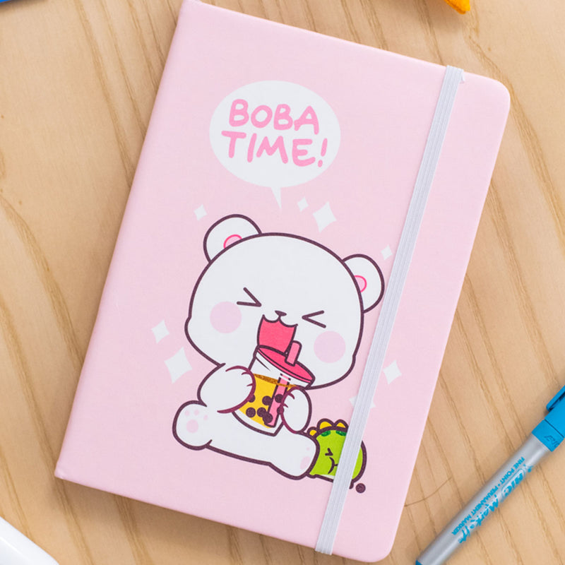 milkmochabear: Boba Time Notebook Notebooks & Notepads Milkmochabear   